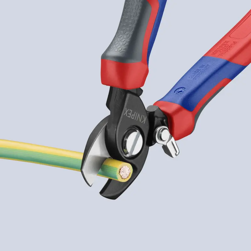 Nůžky na kabely 165 mm KNIPEX 95 22 165 s otevírací pružinou (K 95 22 165)