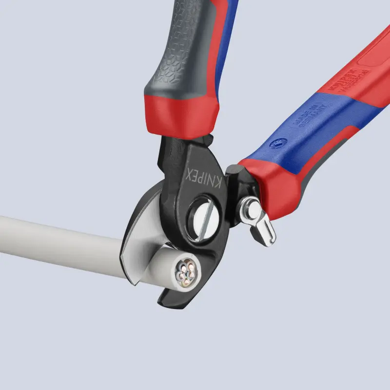 Nůžky na kabely 165 mm KNIPEX 95 22 165 s otevírací pružinou (K 95 22 165)