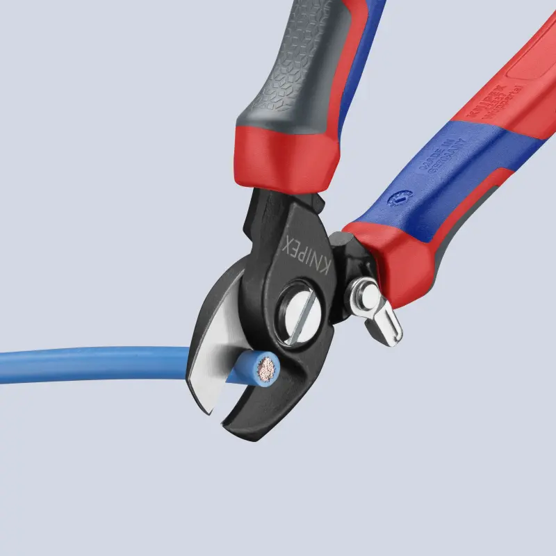 Nůžky na kabely 165 mm KNIPEX 95 22 165 s otevírací pružinou (K 95 22 165)