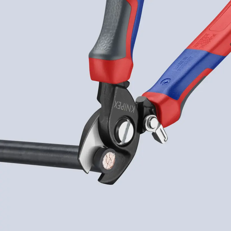Nůžky na kabely 165 mm KNIPEX 95 22 165 s otevírací pružinou (K 95 22 165)