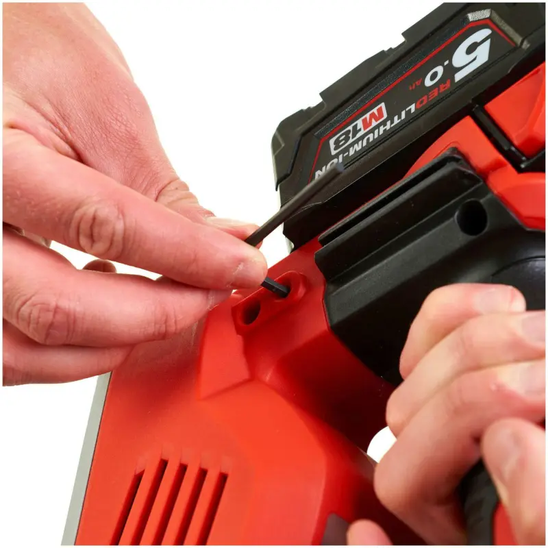 Aku hoblík Milwaukee M18 BP-402C, šířka 82 mm, odběr až 2 mm, bez Aku, 4933451113 (MI4933451113)