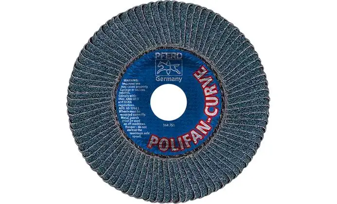 Lamelový brusný kotouč Pferd PFR 125 L Z40 SGP CURVE STEELOX (PF4007220790175)