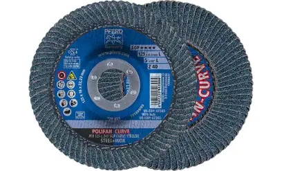 Lamelový brusný kotouč Pferd PFR 125 L Z40 SGP CURVE STEELOX (PF4007220790175)