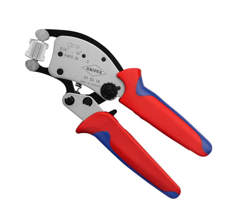 Kleště Knipex 97 53 18 SB lisovací na dutinky, automatické (K 97 53 18 SB)