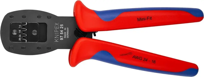 Lisovací kleště Knipex 97 54 26 - pro mini konektory Mini-Fit® (K 97 54 26)