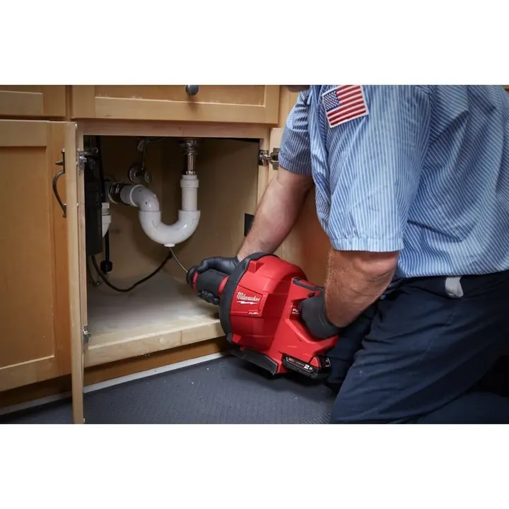 Aku čistič potrubí Milwaukee M18 FDCPF10-0C se spirálou 10 mm (bez aku) (MI4933459684)