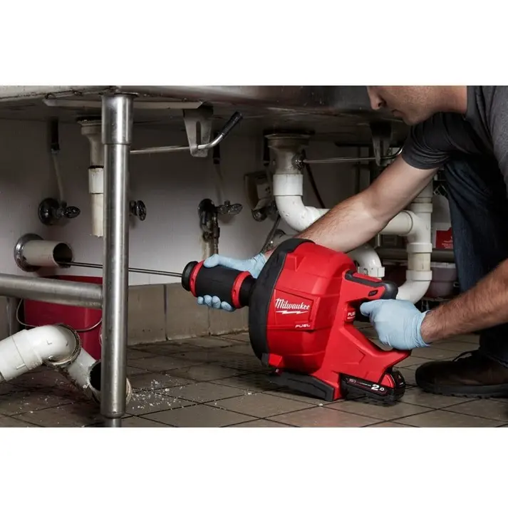 Aku čistič potrubí Milwaukee M18 FDCPF10-0C se spirálou 10 mm (bez aku) (MI4933459684)