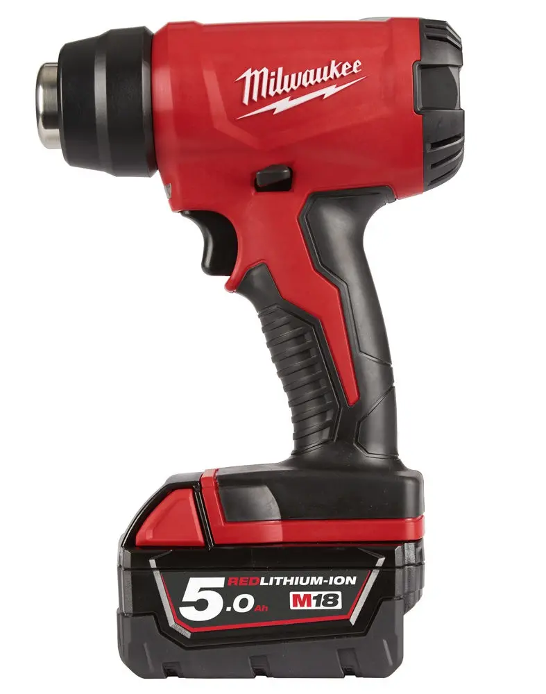 Aku horkovzdušná pistole Milwaukee M18 BHG-502C, až 470°C, 170 l/min, 2x Aku M18 B5 a nabíječka M12-18 C, 4933459772 (MI4933459772)