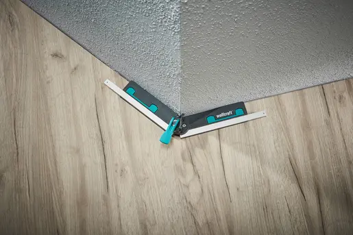 Úhlová měrka Wolfcraft pro kapovací a pokosové pily (WOLF6957000)