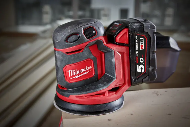 Aku excentrická bruska 125 mm Milwaukee M18 BOS125-502B (5,0 Ah) (MI4933464229)