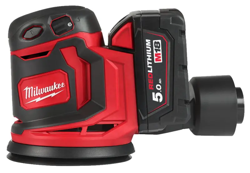 Aku excentrická bruska 125 mm Milwaukee M18 BOS125-502B (5,0 Ah) (MI4933464229)