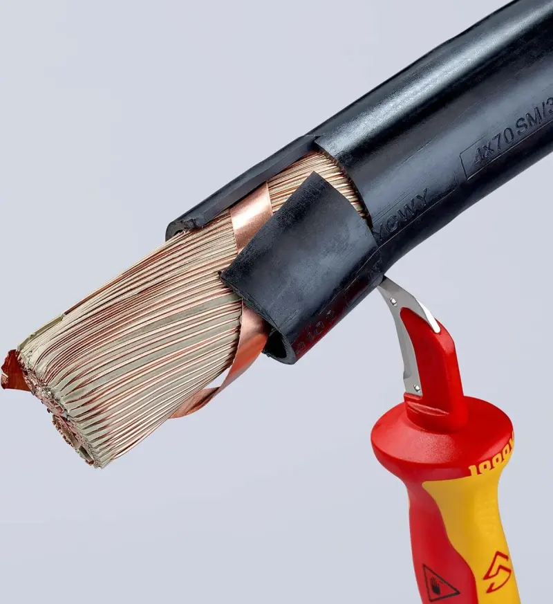 NŮŽ KABELOVÝ S PLOŠKOU (K 98 55 SB)