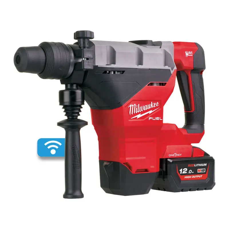 Aku kombinované kladivo Milwaukee M18 FHM-121C, ONE-KEY, SDS-MAX, 1x aku M18 HB12 + nabíječka M12-18 FC + kufr, 4933464894 (MI4933464894)