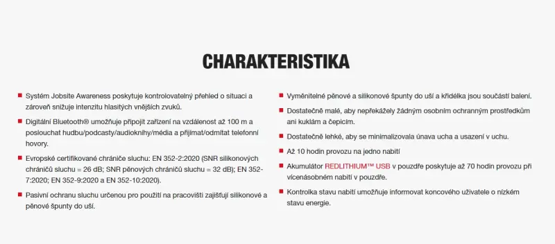 Sluchátka do uší s Bluetooth® Milwaukee L4 RLEPB-301 dobíjecí (MI4933478750)