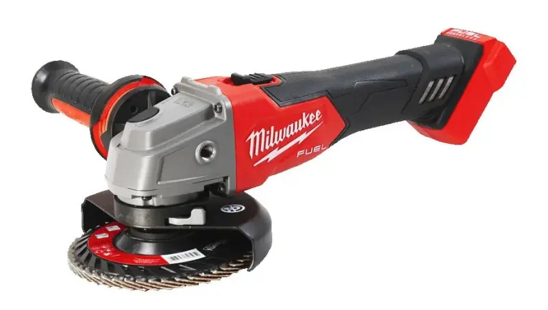 Aku úhlová bruska 115 mm Milwaukee M18 FSAG115X-0 s posuvným spínačem (Bez Aku) (MI4933478772)