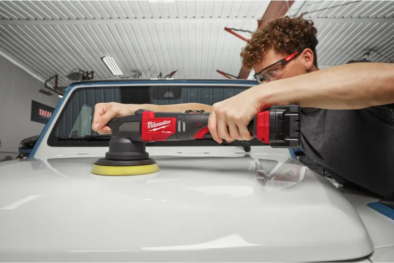 Aku excentrická leštička Milwaukee M18 FROP15-502X, leštící bruska 125 mm, 2x aku M18 B5 + nabíječka M12-18 FC, 4933478837 (MI4933478835)