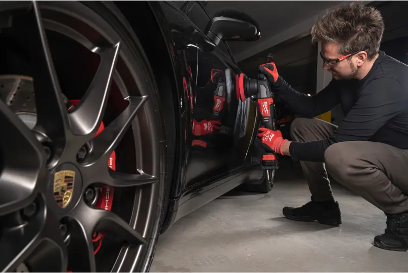 Aku excentrická leštička Milwaukee M18 FROP15-502X, leštící bruska 125 mm, 2x aku M18 B5 + nabíječka M12-18 FC, 4933478837 (MI4933478835)