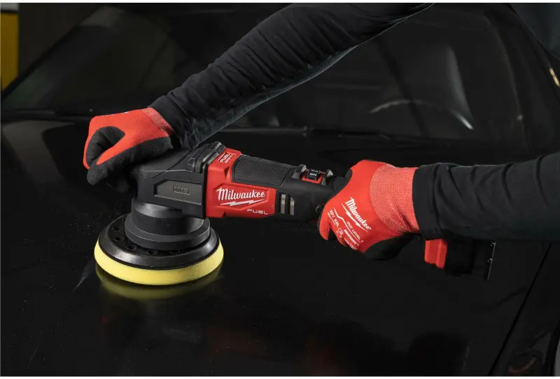 Aku excentrická leštička Milwaukee M18 FROP21-502X, leštící bruska 150 mm, 2x aku M18 B5 + nabíječka M12-18 FC, 4933478837 (MI4933478837)