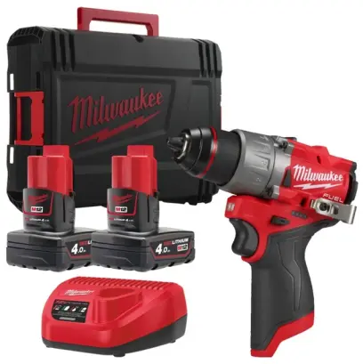 Aku kompaktní vrtací šroubovák Milwaukee M12FDD2-402X, 4933479874 (MI4933479874)