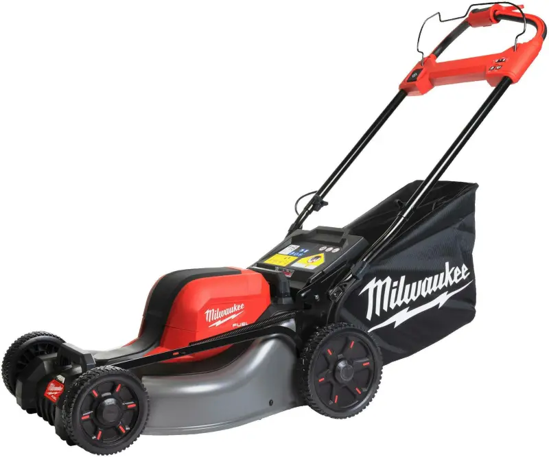 Aku sekačka na trávu Milwaukee M18 F2LM46-802, záběr 46 cm, s pojezdem, s košem, 2x Aku M18 HB8 + nabíječka M18 DFC, 4933492011 (MI4933492011)