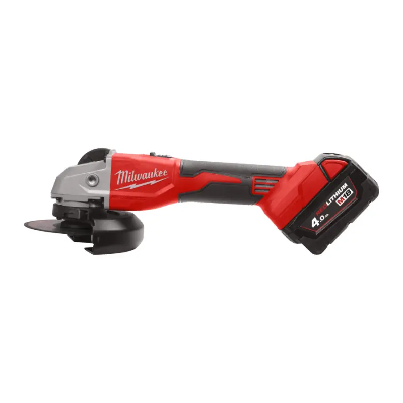 Aku bezuhlíková úhlová bruska Milwaukee M18 BLSAG125X-402X, 125 mm s posuvným spínačem 4933492644 (MI4933492644)
