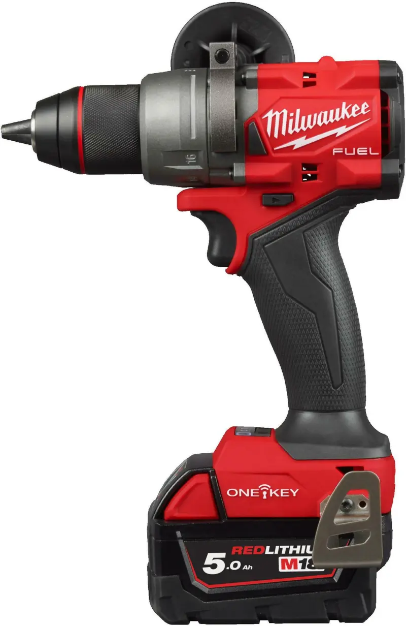 Aku vrtačka s příklepem Milwaukee M18 ONEPD3-502X, 2x aku M15 B5 + M12-18 FC + kufr, 4933492801
