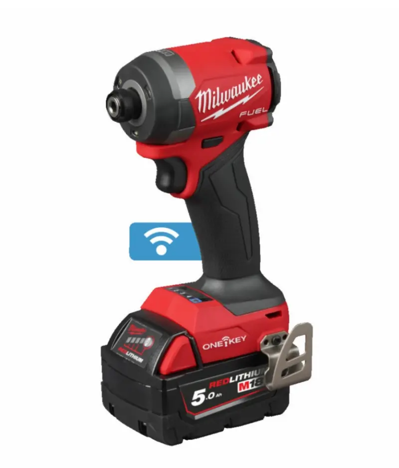 Aku 1/4" HEX rázový šroubovák/utahovák Milwaukee M18 ONEID3-502X, ONEKEY, 226 Nm, 2x aku M18 B5 + M12-18 FC, 4933492804 (MI4933492804)