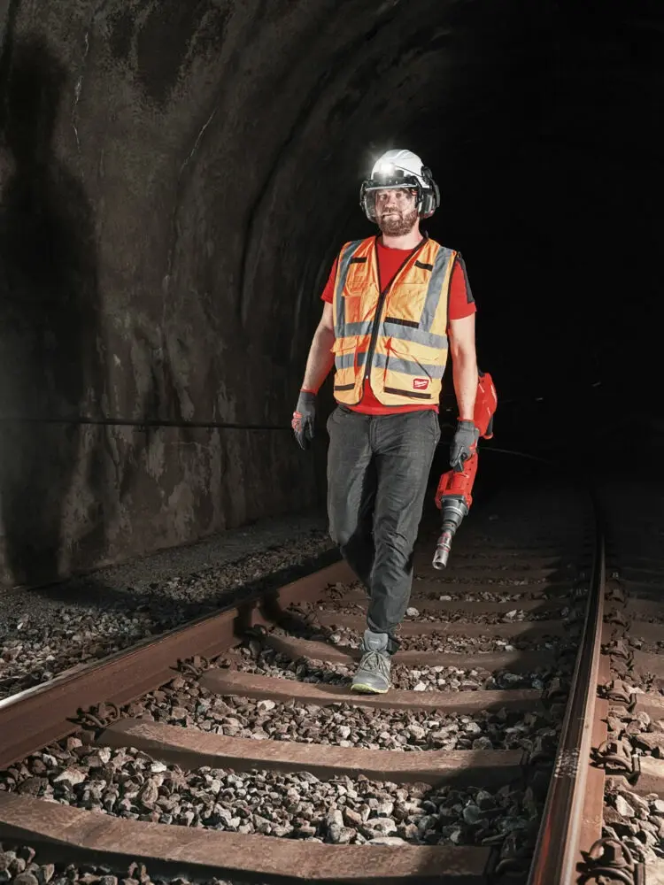 Železniční aku rázový utahovák Milwaukee M18 FHIWF1R-0C s pojistným kroužkem (Bez aku) (MI4933493140)