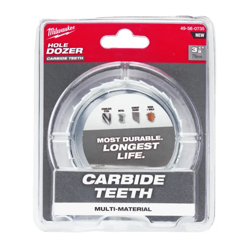 Kruhová pilka/děrovka Milwaukee 79 mm TCT Hole Dozer Holesaw 79MM, karbidové zuby, 49560735