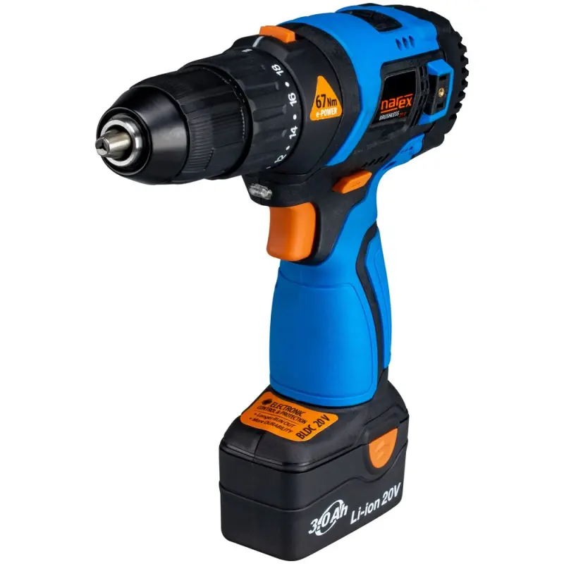 Aku vrtací šroubovák Narex ASV 203-2B (2x 3,0 Ah) (NA65405301)