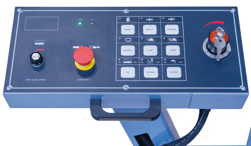 Poloautomatická dvoupokosová pásová pila Bernardo DGS 460 HV (BER041763XL)