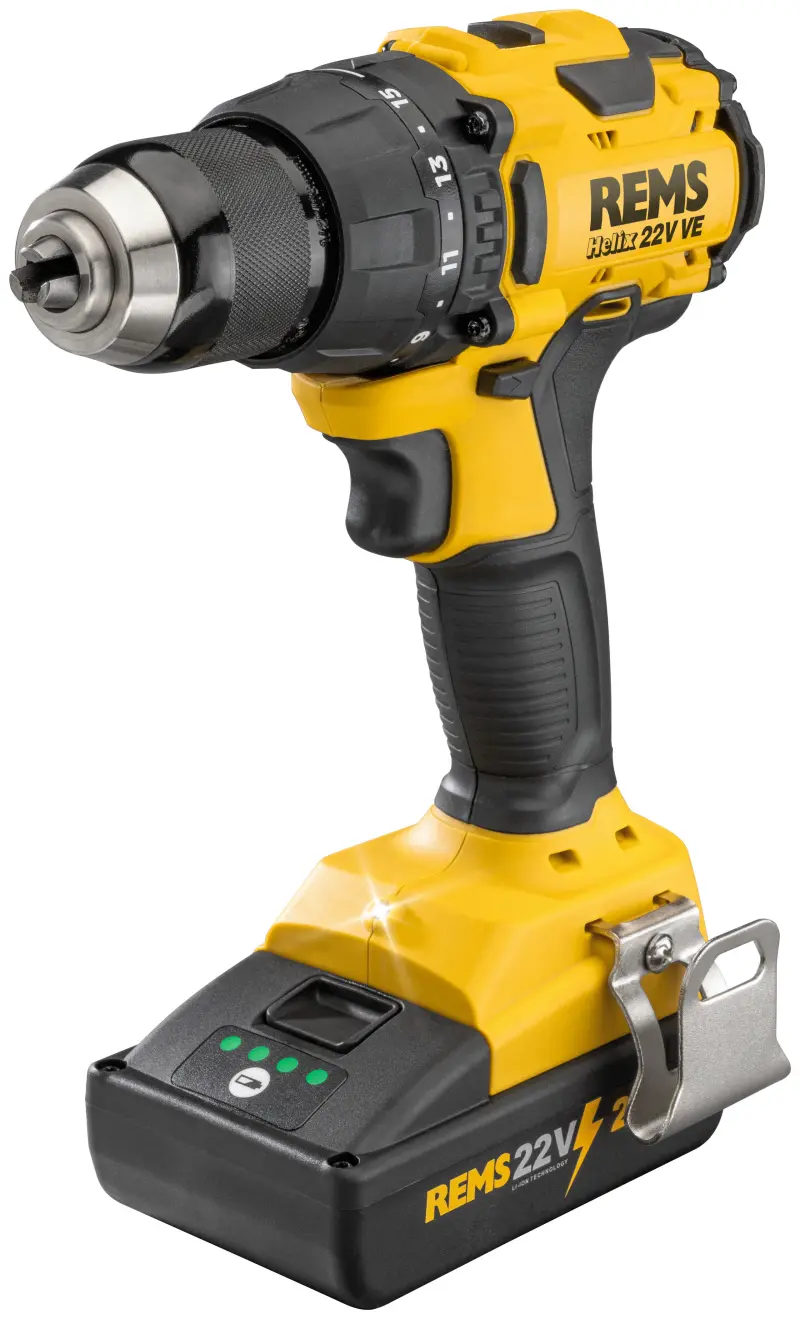 Aku vrtací šroubovák Rems Helix 22V VE Set (2,5 Ah) (REM190110)