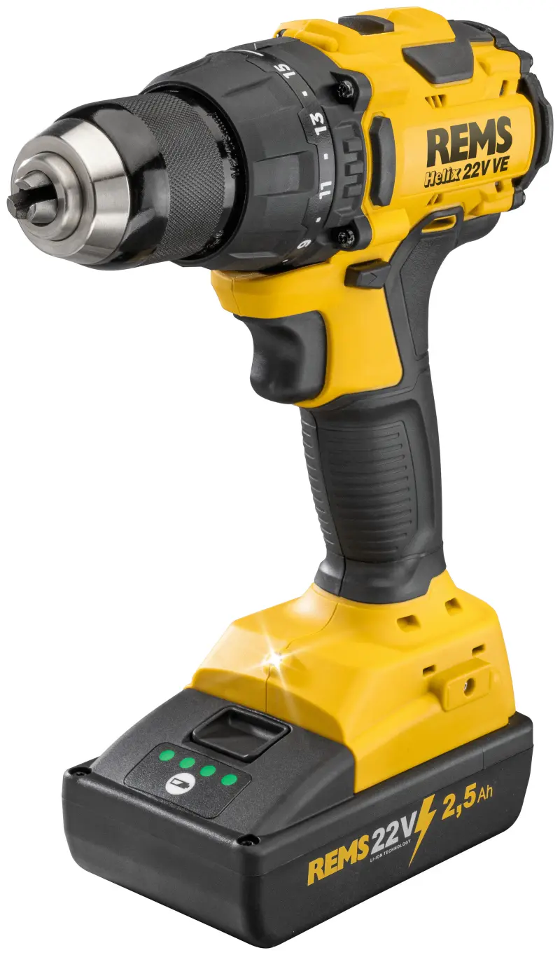Aku vrtací šroubovák Rems Helix 22V VE Set (2,5 Ah) (REM190110)