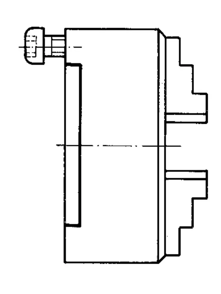 Kombinované 3-čelisťové sklíčidlo RÖHM ES 200/3 (DIN 6351) (ROHM111365)
