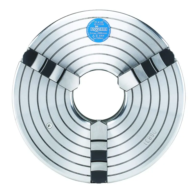 Kombinované 3-čelisťové sklíčidlo RÖHM ES 250/3 (DIN 6351) (ROHM111370)