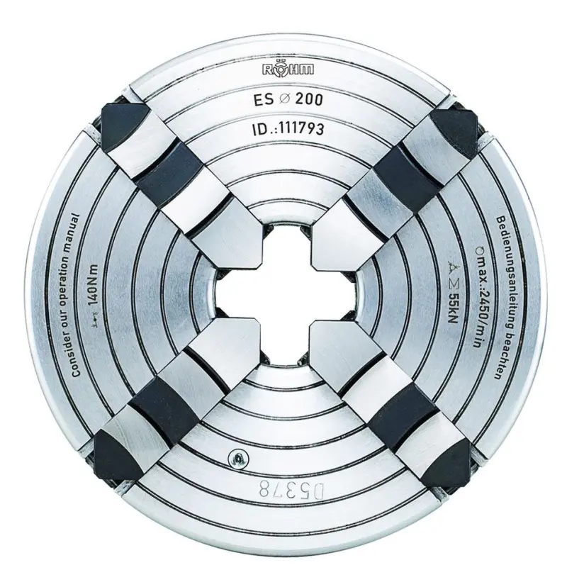 Kombinované 4-čelisťové sklíčidlo RÖHM ES 250/4 (DIN 6351) (ROHM111797)