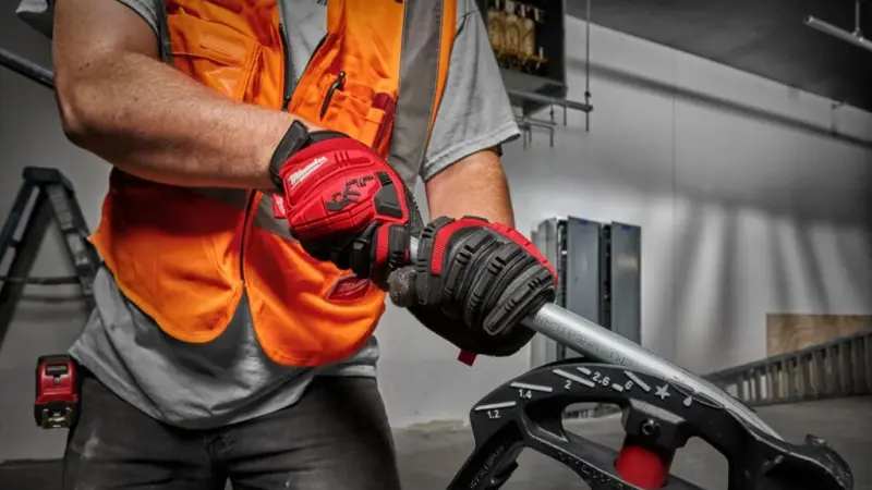 Pracovní demoliční rukavice Milwaukee IMPACT DEMOX, velikost 10 (XL), 1 pár, 4932498484