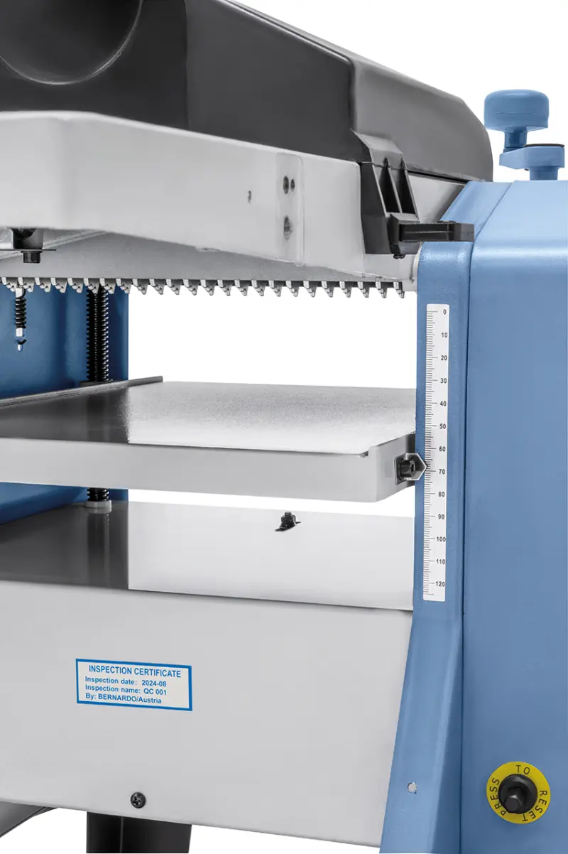 Hoblovací a tloušťkovací frézka Bernardo PT 250 S s podstavcem (230 V)