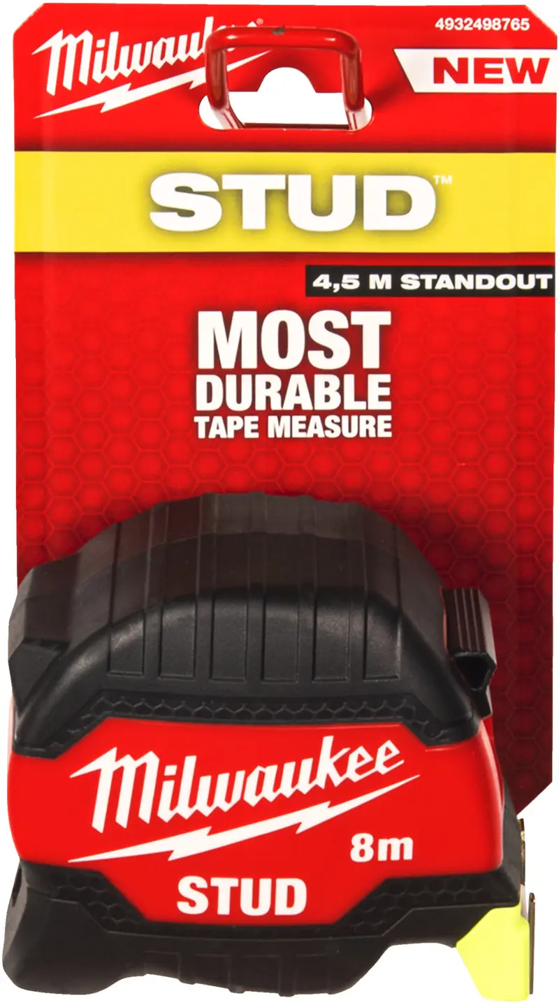 Svinovací metr Milwaukee STUD (GEN3) 8M-33, délka 8 metrů, 4932498765
