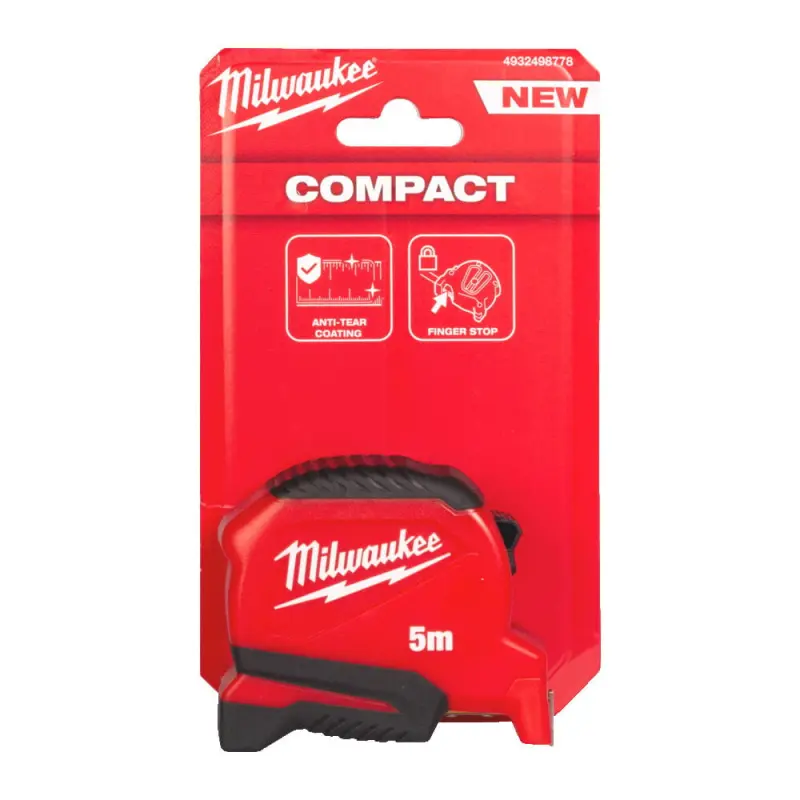Svinovací metr Milwaukee COMPACT (GEN2) 5M-25, délka 5 metrů, 4932498778