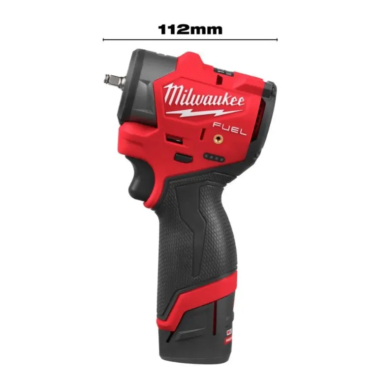 Aku 1/4" rázový utahovák Milwaukee M12 FSCIWF14-252X, 136 Nm, 2x aku M12 HB2.5 + C12 C + kufr, 4933498974