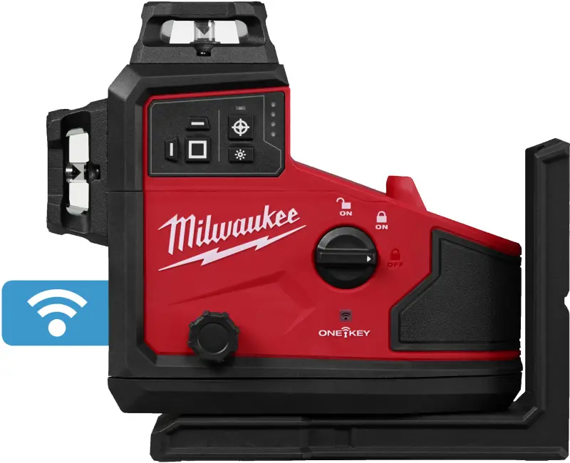 Aku zelený laser Milwaukee M12 A3PLO-0C, ONE-KEY, 360° 3 roviny, bez aku, s kufrem, 4933499001