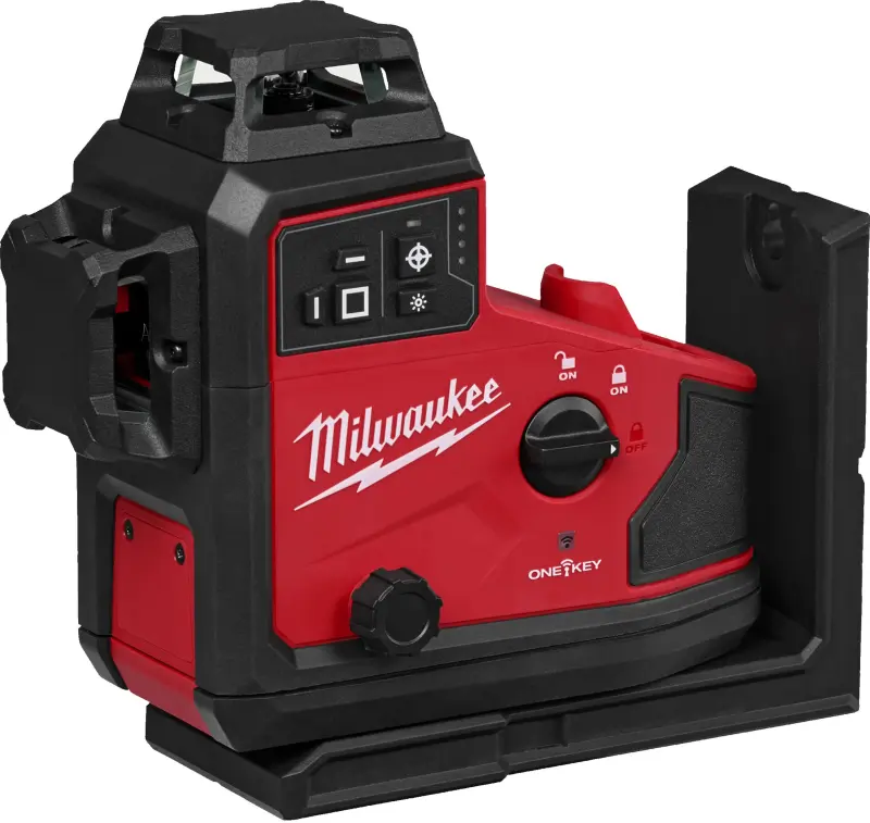 Aku zelený laser Milwaukee M12 A3PLO-0C, ONE-KEY, 360° 3 roviny, bez aku, s kufrem, 4933499001