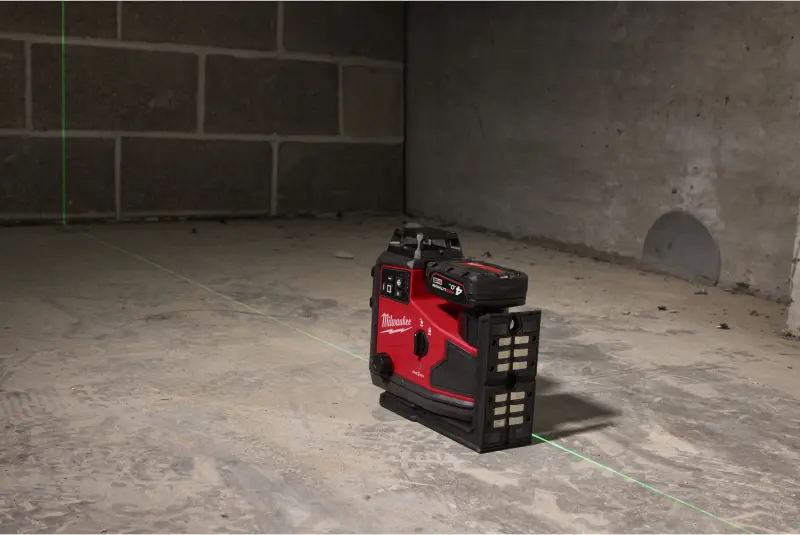 Aku zelený laser Milwaukee M12 A3PLO-0C, ONE-KEY, 360° 3 roviny, bez aku, s kufrem, 4933499001