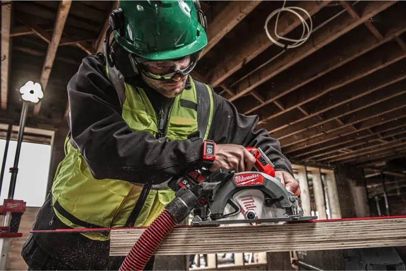 Aku kotoučová pila Milwaukee M18 FCSDC165-552C, aku M18 HB5.5 + M12-18 FC + adaptér + kufr, 4933499997