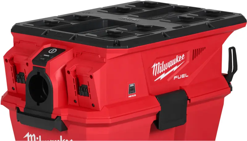 Aku průmyslový vysavač Milwaukee M18 F2VC23LG2-0, ONE-KEY, PACKOUT, NEXUS modular systém, mokré/suché vysávání, bez aku, 4933500140