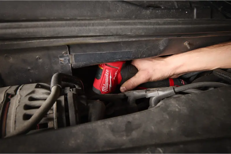 Aku přímá bruska Milwaukee M12 FDGA2-522B, aku M12 HB2.5 + M12 HB5 + C12 C + taška + adaptéry + vrtáky, 4933500525