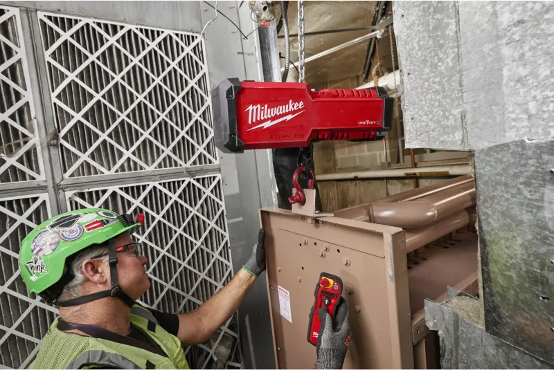 MILWAUKEE M18 BLCHTO-121 Brushless ONE-KEY accu-kettingtakel 1 ton (1x 12Ah FORGE accu + lader),4933500224