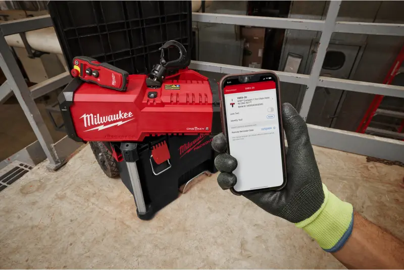 MILWAUKEE M18 BLCHTO-121 Brushless ONE-KEY accu-kettingtakel 1 ton (1x 12Ah FORGE accu + lader),4933500224
