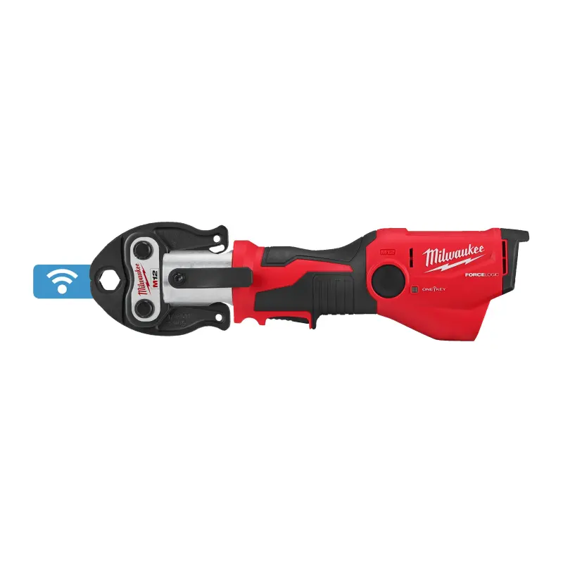 Aku hydraulický lis Milwaukee M12 ONEHPT-202C V-SET2, ONE-KEY, 2x aku M12 B2 + M12 C12 C + kufr + čelisti, 4933481035